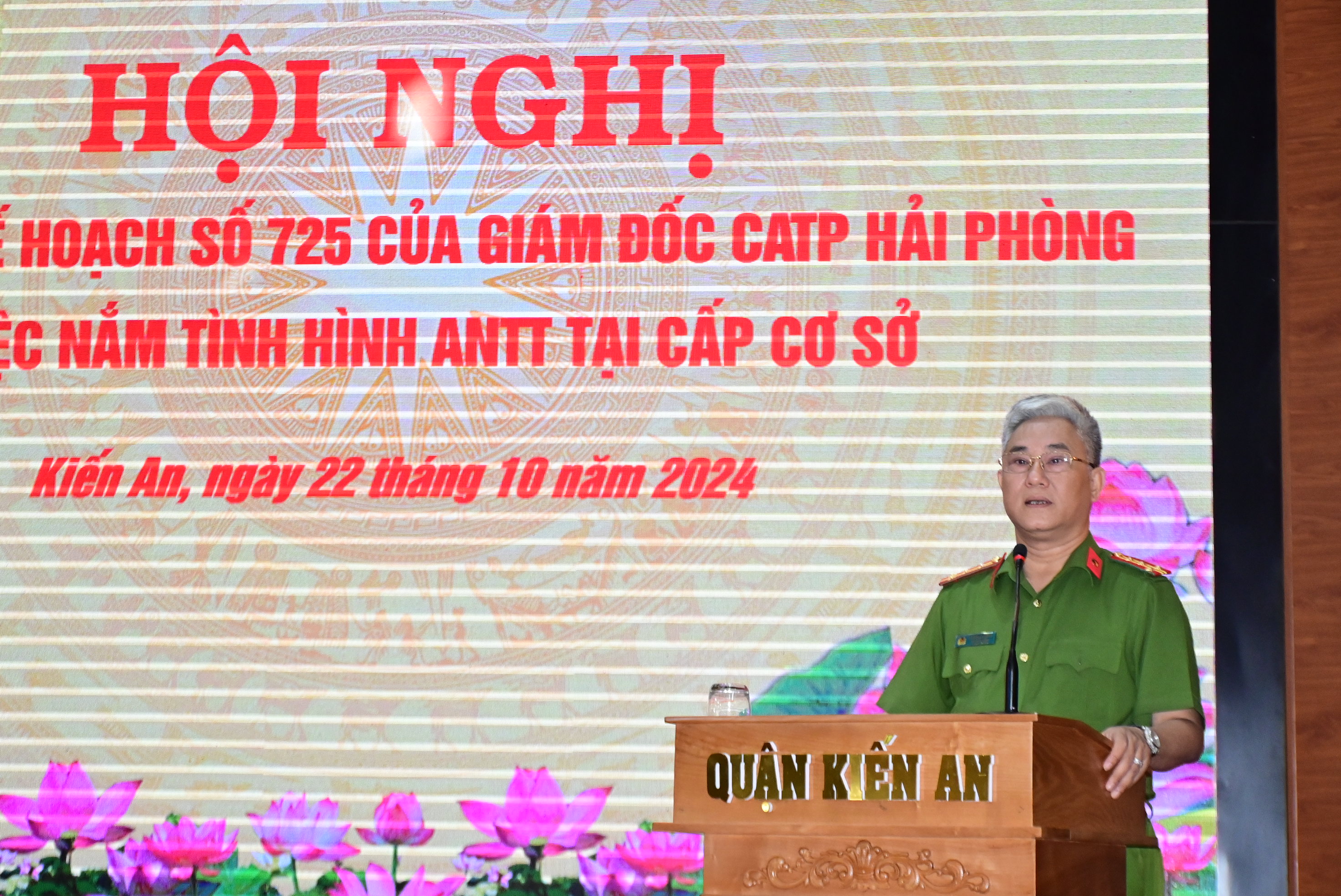 Phòng Cảnh sát hình sự: Triển khai nắm tình hình ANTT tại cấp cơ sở tại quận Kiến An